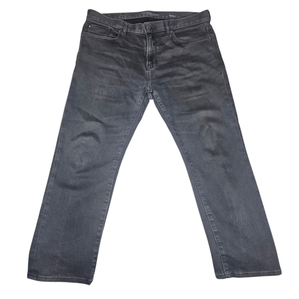 Reformation Melissa High & Skinny Jeans Size 26 Black Wash Button Fly 26x29